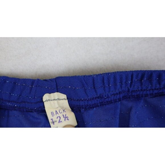 VINTAGE 70s WOMEN'S BLUE 2-PIECE DRESS SKIRT & TOP - GAYLE EVANS - SIZE 12.5 - Picture 9 of 11